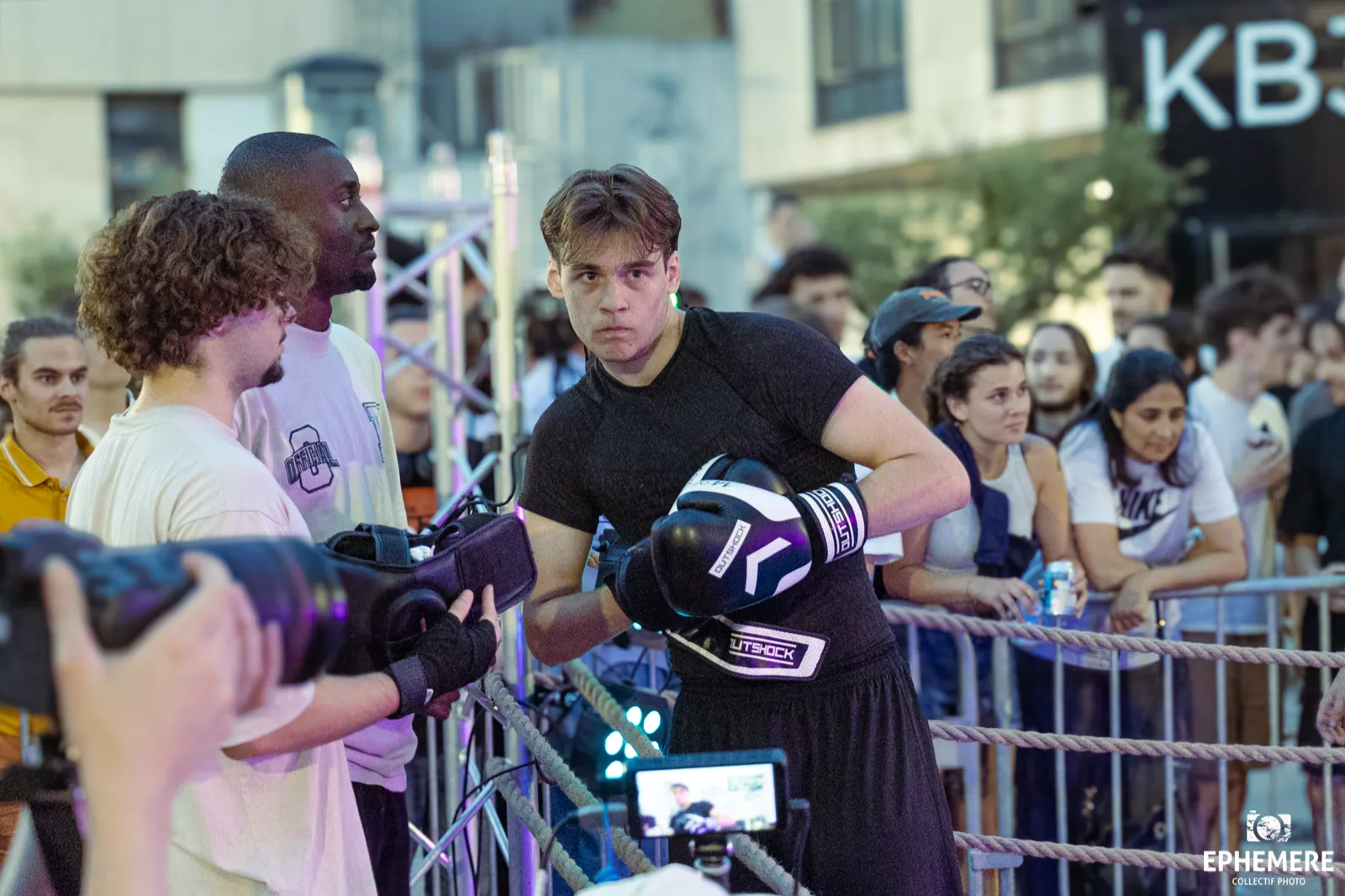 Boxeur pret au combat